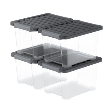 Boxen Set mit Deckel 15 l, 4 tlg. CORE PLUS