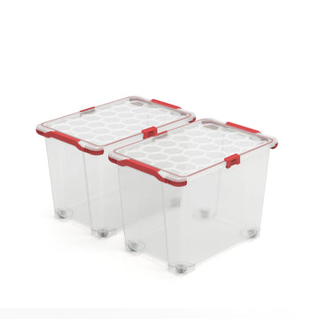 Set of 2 Storage Boxes 65L EVO TOTAL
