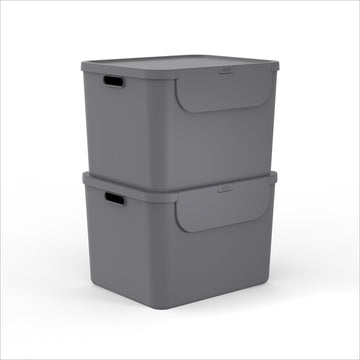 Recyclingbehälter 55 l - 2er Set ALBULA