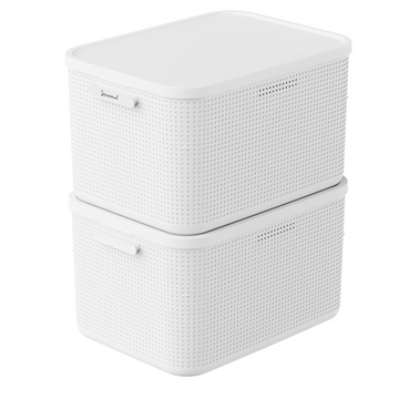 Kleiderschrank Organizer 2er Set Box mit Dufteinsatz L | WOP