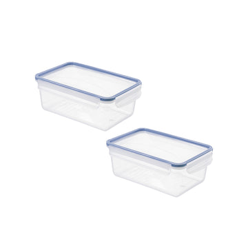 Set of 2 fridge containers 2 l CLIC & LOCK