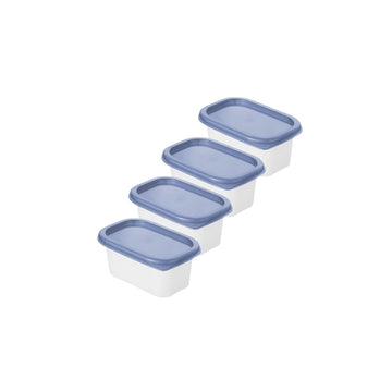 Lot de 4 bacs de congélation 0,2 l DOMINO