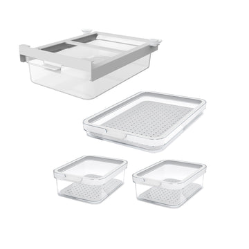 Kühlschrankorganizer-Set CAUMA 4-teilig